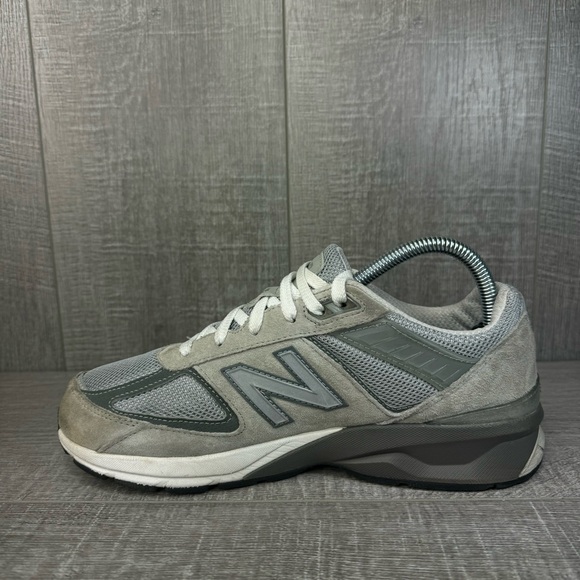 New Balance 990v5 Made In USA Castlerock Gray Sneakers Women’s Size 8.5 Dad Shoe - Picture 2 of 9